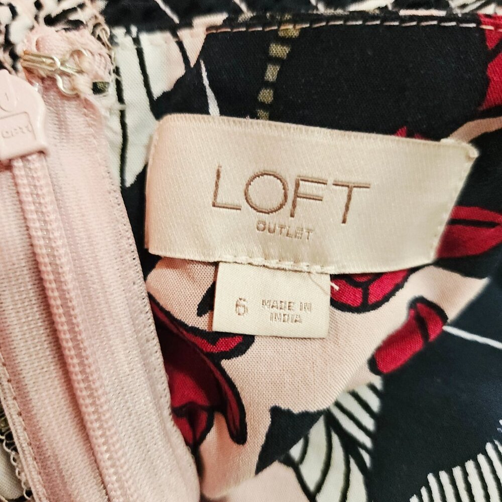 Loft Floral Sundress - Picture 7 of 9